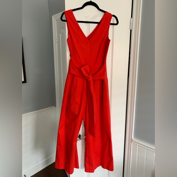 Red J. Crew jumpsuit - Picture 1 of 3